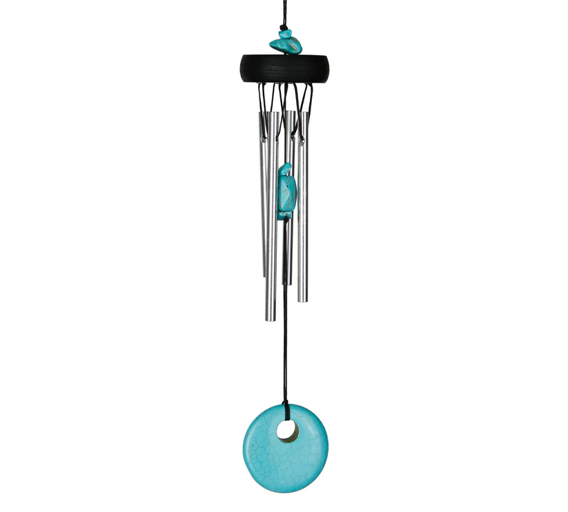Campana de Viento Precious Stones Turquesa 29 cm